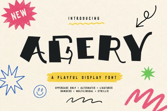 Agery: A Font That Brings Bold, Playful Energy to Your Designs