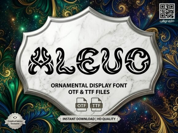 Aleuo: A Display Font for Bold Brand Statements