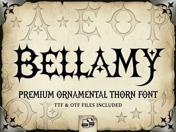 Bellamy: A Display Font for Unforgettable Visuals