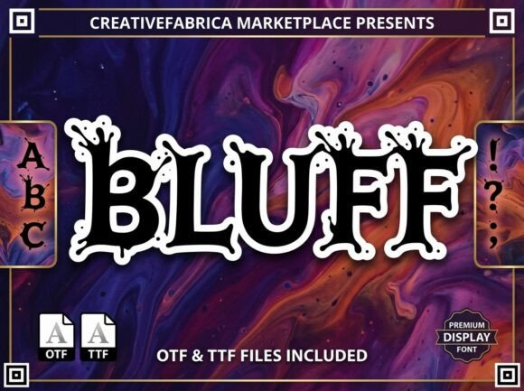 Bluff: A Premium Font for Unforgettable Headlines