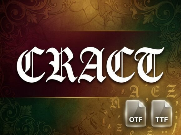 Cract: A Bold Display Typeface for Unforgettable Visuals