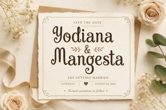 Discover Yodiana Mangesta: A Retro Serif with Modern Charm