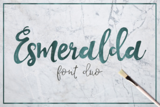 Esmeralda: A Handmade Font Duo for Elegant Design