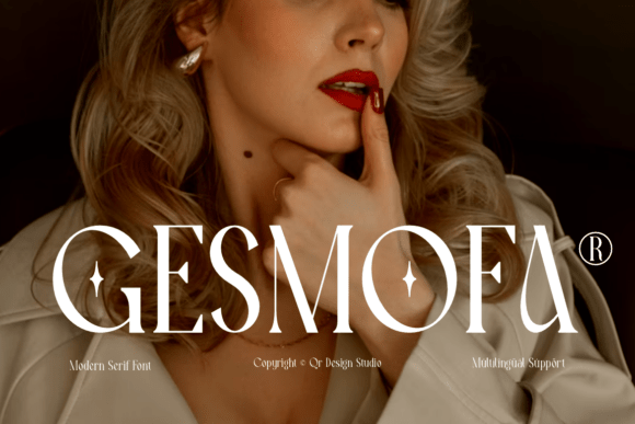 Gesmofa: The Modern Serif for High-End Brand Identity