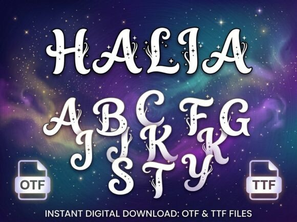 Halia: Commanding Attention with Artistic Typography