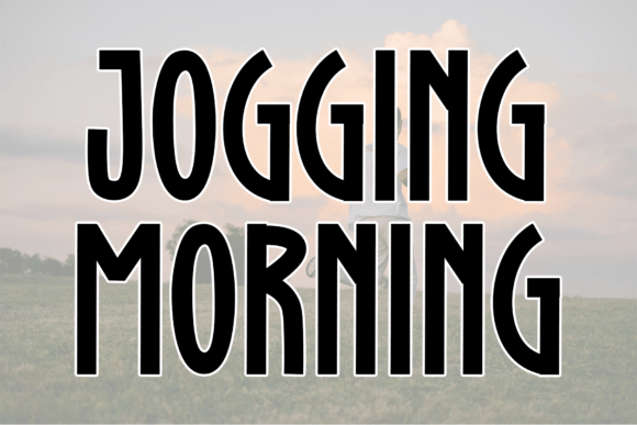 Jogging Morning: Elevate Your Designs with a Premium Script Font