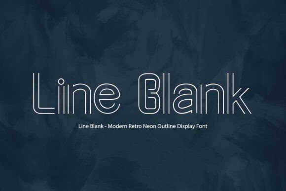 Line Blank: Electric Nostalgia Meets Modern Design