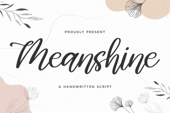 Meanshine: The Playful Script Font for Creative Projects