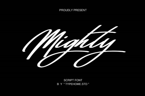 Mighty Script: The Flowing Typeface for Modern Romance