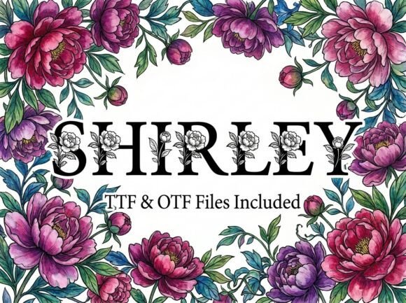 Shirley: A Bold Display Font for Impactful Design