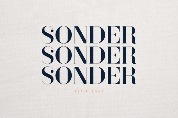 Sonder: The Modern Serif for Confident Design