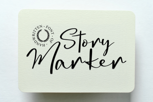 Story Marker: A Handwritten Font for Authentic Branding