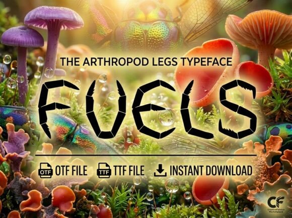 Unleash Bold Creativity with the Fuels Display Typeface