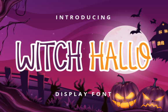Witch Hallo: A Premium Display Font for Spooky Designs